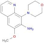 7-Quinolinamine, 6-methoxy-8-(4-morpholinyl)-