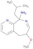 5H-Pyrido[2,3-c]azepin-9-amine, 6-methoxy-9-(2-methylpropyl)-