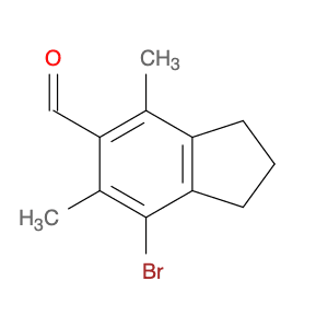 1H-Indene-5-carboxaldehyde, 7-bromo-2,3-dihydro-4,6-dimethyl-