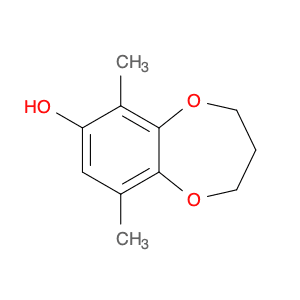 2H-1,5-Benzodioxepin-7-ol, 3,4-dihydro-6,9-dimethyl-