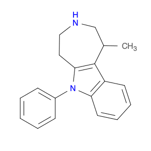 Azepino[4,5-b]indole, 1,2,3,4,5,6-hexahydro-1-methyl-6-phenyl-