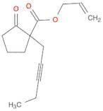 Cyclopentanecarboxylic acid, 2-oxo-1-(2-pentynyl)-, 2-propenyl ester