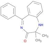3H-1,4-Benzodiazepin-3-one, 1,2-dihydro-2,2-dimethyl-5-phenyl-