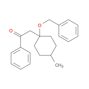 Ethanone, 2-[4-methyl-1-(phenylmethoxy)cyclohexyl]-1-phenyl-
