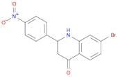 4(1H)-Quinolinone, 7-bromo-2,3-dihydro-2-(4-nitrophenyl)-