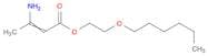 2-Butenoic acid, 3-amino-, 2-(hexyloxy)ethyl ester