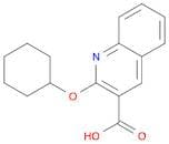 3-Quinolinecarboxylic acid, 2-(cyclohexyloxy)-