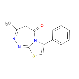 Thiazolo[2,3-c][1,2,4]triazepin-5(4H)-one, 3-methyl-7-phenyl-