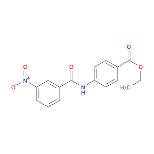 Benzoic acid, 4-[(3-nitrobenzoyl)amino]-, ethyl ester