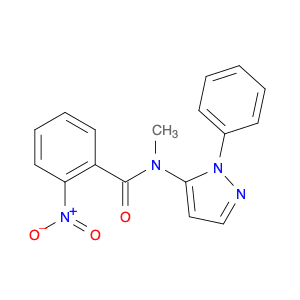 Benzamide, N-methyl-2-nitro-N-(1-phenyl-1H-pyrazol-5-yl)-