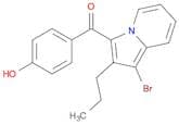 Methanone, (1-bromo-2-propyl-3-indolizinyl)(4-hydroxyphenyl)-