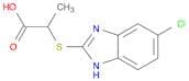 propanoic acid, 2-[(5-chloro-1h-benzimidazol-2-yl)thio]-