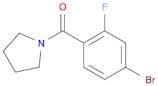 (4-Bromo-2-fluorophenyl)(pyrrolidin-1-yl)methanone