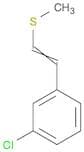 Benzene, 1-chloro-3-[2-(methylthio)ethenyl]-
