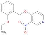 Pyridine, 4-[(2-ethoxyphenyl)methoxy]-3-nitro-