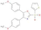 Oxazole, 4,5-bis(4-methoxyphenyl)-2-(2-thienylsulfonyl)-