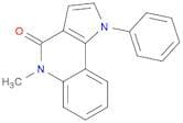 4H-Pyrrolo[3,2-c]quinolin-4-one, 1,5-dihydro-5-methyl-1-phenyl-