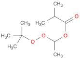 Propanoic acid, 2-methyl-, 1-[(1,1-dimethylethyl)dioxy]ethyl ester