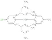 Stannane, (4-chlorophenyl)tris(2,4,6-trimethylphenyl)-