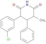2,6-Piperidinedione, 3-(3-chlorophenyl)-5-methyl-4-phenyl-