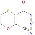 1,4-Oxathiin-3-carbonyl azide, 5,6-dihydro-2-methyl-