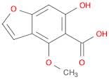5-Benzofurancarboxylic acid, 6-hydroxy-4-methoxy-
