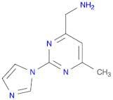 (2-(1H-Imidazol-1-yl)-6-methylpyrimidin-4-yl)methanamine