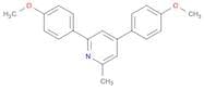 Pyridine, 2,4-bis(4-methoxyphenyl)-6-methyl-