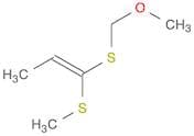 1-Propene, 1-[(methoxymethyl)thio]-1-(methylthio)-, (E)-