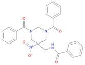 Benzamide, N-[(1,3-dibenzoylhexahydro-5-nitro-5-pyrimidinyl)methyl]-