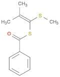 Benzenecarbothioic acid, S-[2-methyl-1-(methylthio)-1-propenyl] ester