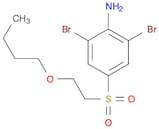 Benzenamine, 2,6-dibromo-4-[(2-butoxyethyl)sulfonyl]-