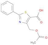 5-Thiazolecarboxylic acid, 4-[(acetyloxy)methyl]-2-phenyl-