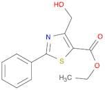 5-Thiazolecarboxylic acid, 4-(hydroxymethyl)-2-phenyl-, ethyl ester