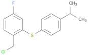 Benzene, 1-(chloromethyl)-4-fluoro-2-[[4-(1-methylethyl)phenyl]thio]-