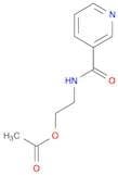 2-[(pyridin-3-ylcarbonyl)amino]ethyl acetate
