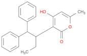 2H-Pyran-2-one, 3-[1-(diphenylmethyl)propyl]-4-hydroxy-6-methyl-