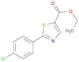 5-Thiazolecarboxylic acid, 2-(4-chlorophenyl)-, ethyl ester