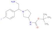 (1-[2-amino-1-(4-fluoro-phenyl)-ethyl]-pyrrolidin-3-yl)-carbamic acid tert-butyl ester