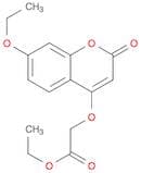 Acetic acid, [(7-ethoxy-2-oxo-2H-1-benzopyran-4-yl)oxy]-, ethyl ester