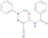 Benzamide, N-[cyano(methylphenylhydrazono)acetyl]-