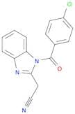 1H-Benzimidazole-2-acetonitrile, 1-(4-chlorobenzoyl)-