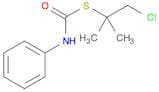Carbamothioic acid, phenyl-, S-(2-chloro-1,1-dimethylethyl) ester