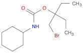 Carbamic acid, cyclohexyl-, 1-(bromomethyl)-1-ethylpropyl ester