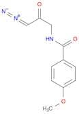 Benzamide, N-(3-diazo-2-oxopropyl)-4-methoxy-