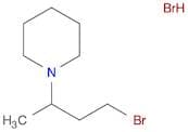 Piperidine, 1-(3-bromo-1-methylpropyl)-, hydrobromide