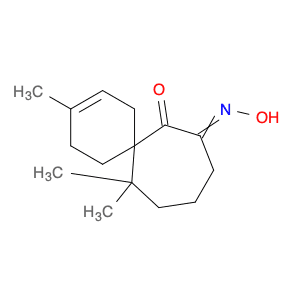 Spiro[5.6]dodec-2-ene-7,8-dione, 3,12,12-trimethyl-, 8-oxime