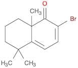 1(5H)-Naphthalenone, 2-bromo-6,7,8,8a-tetrahydro-5,5,8a-trimethyl-