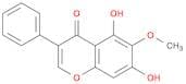 4H-1-Benzopyran-4-one, 5,7-dihydroxy-6-methoxy-3-phenyl-