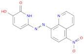 2(1H)-Pyridinone, 3-hydroxy-6-[(5-nitro-8-quinolinyl)azo]-
